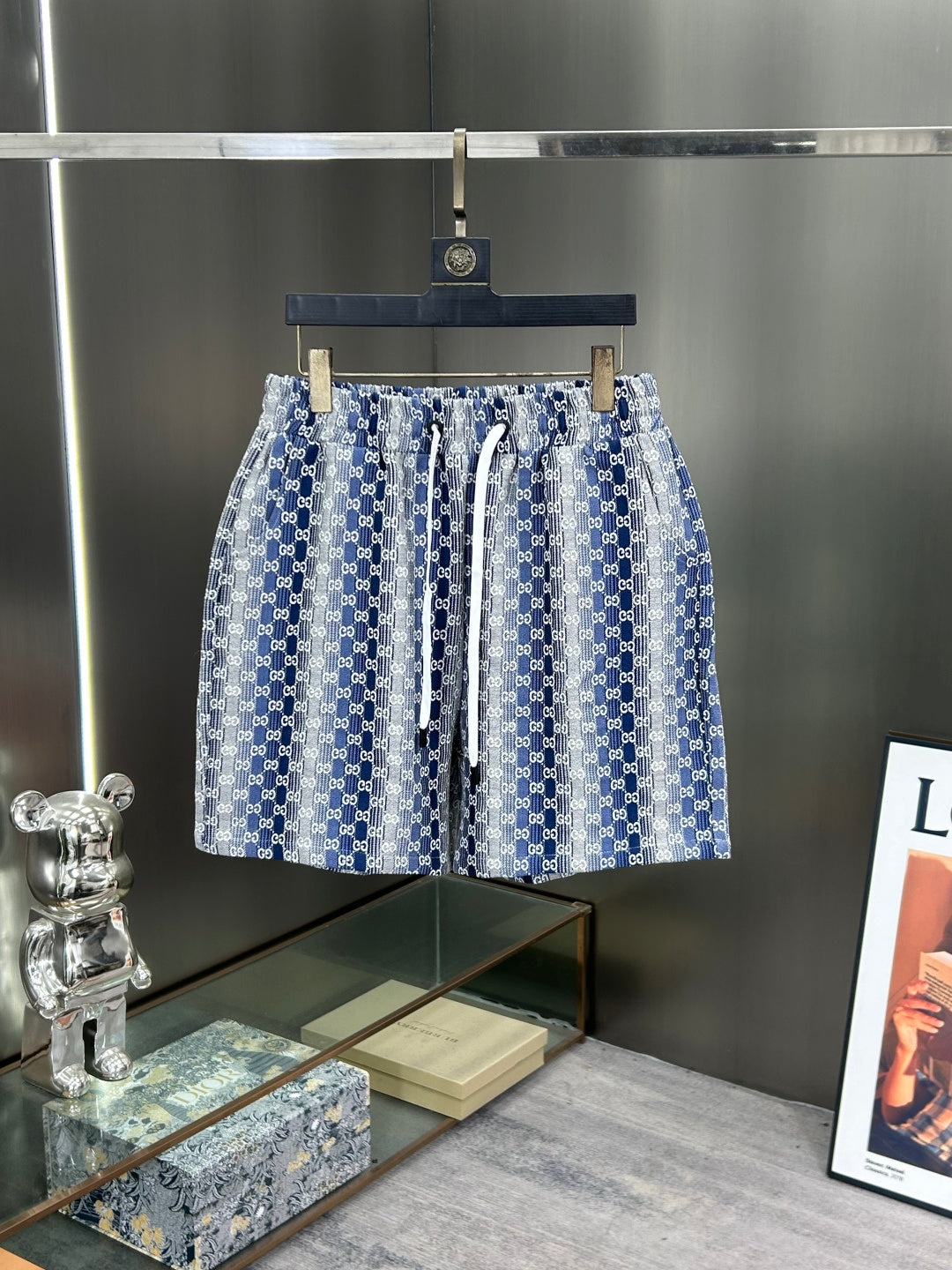 260317 New high-quality jacquard denim shorts