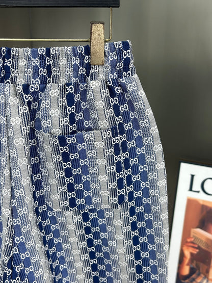 260317 New high-quality jacquard denim shorts