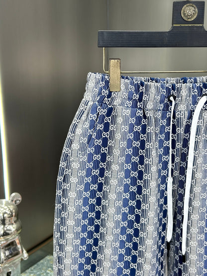 260317 New high-quality jacquard denim shorts