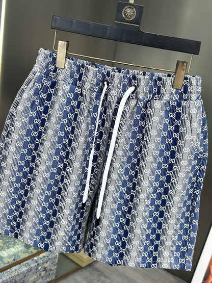 260317 New high-quality jacquard denim shorts