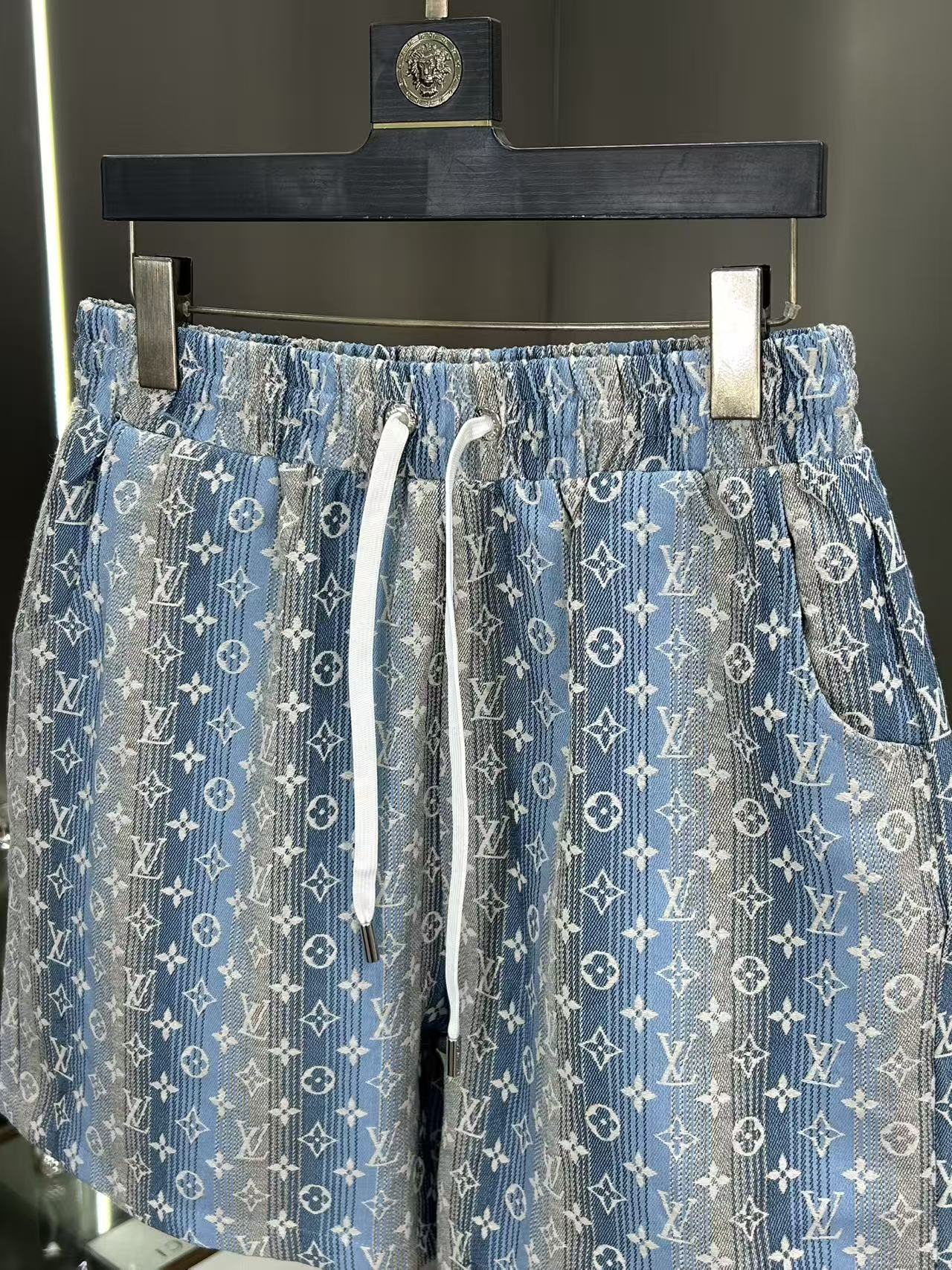 260323 New high-quality full-print denim shorts