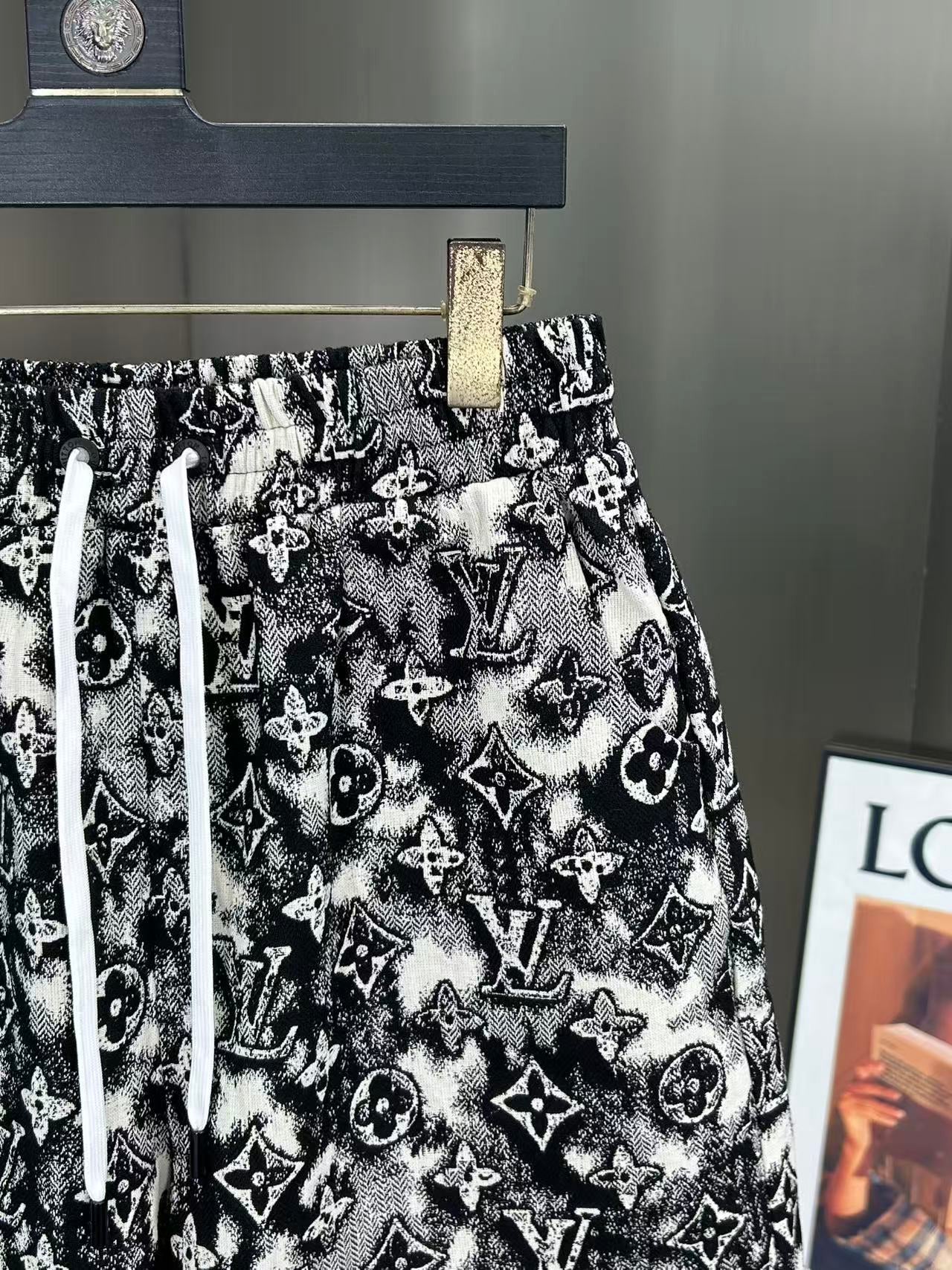 260323 New high-quality full-print denim shorts