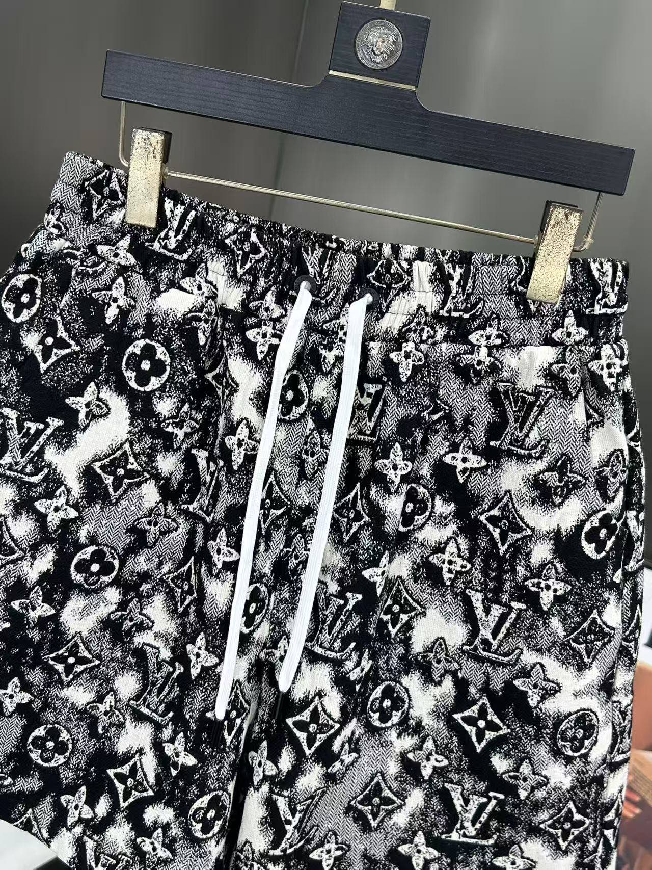 260323 New high-quality full-print denim shorts