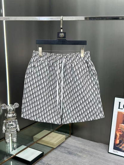 260323 New high-quality full-print denim shorts