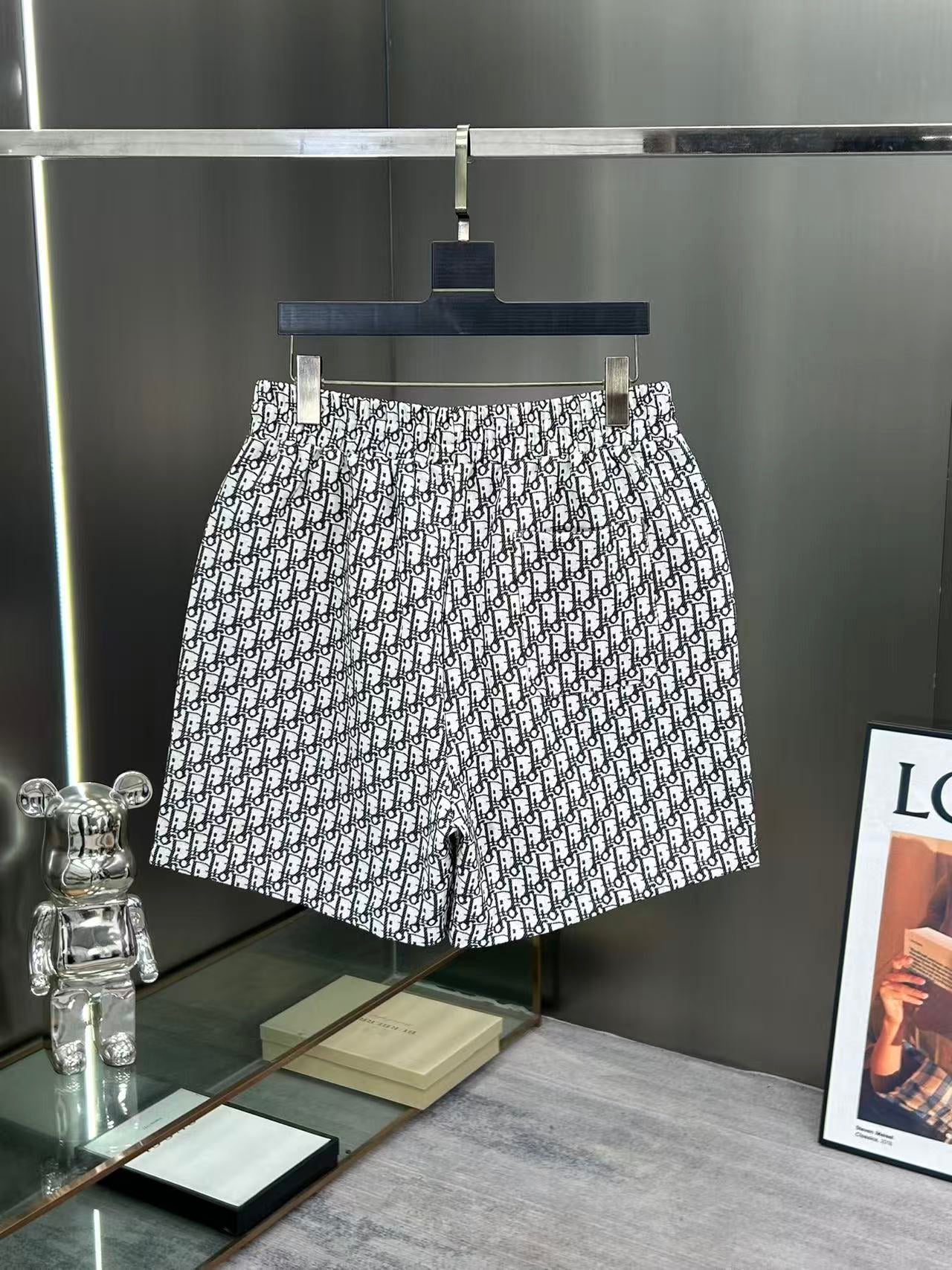 260323 New high-quality full-print denim shorts
