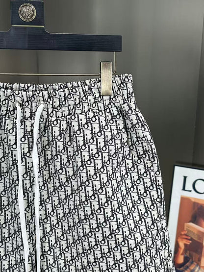 260323 New high-quality full-print denim shorts
