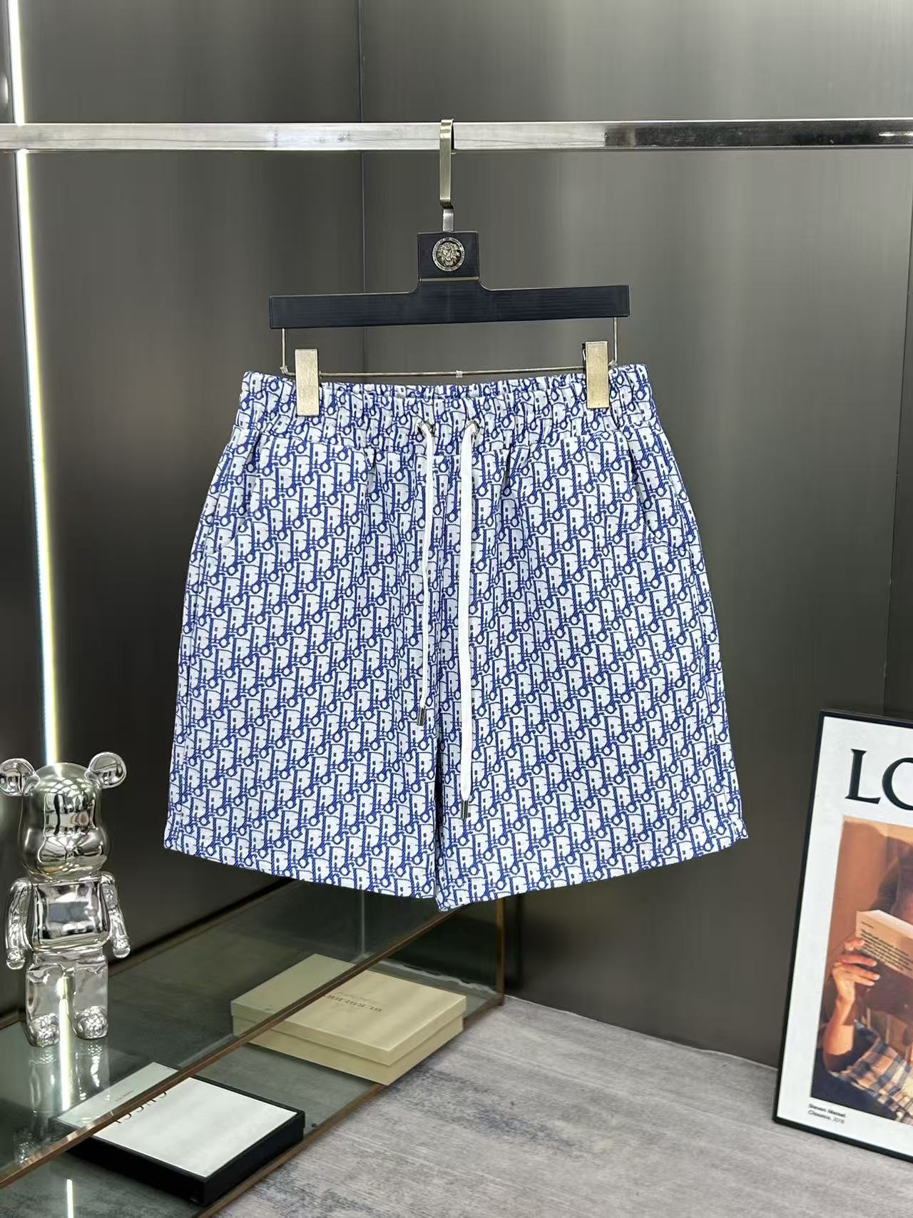 260323 New high-quality full-print denim shorts
