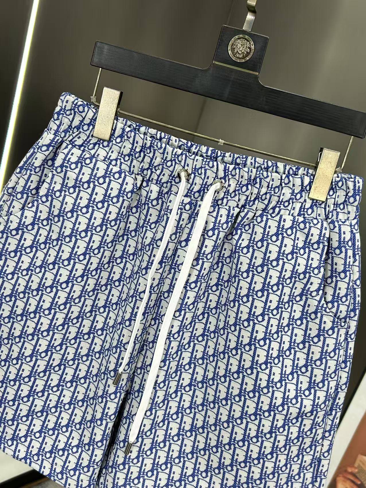 260323 New high-quality full-print denim shorts