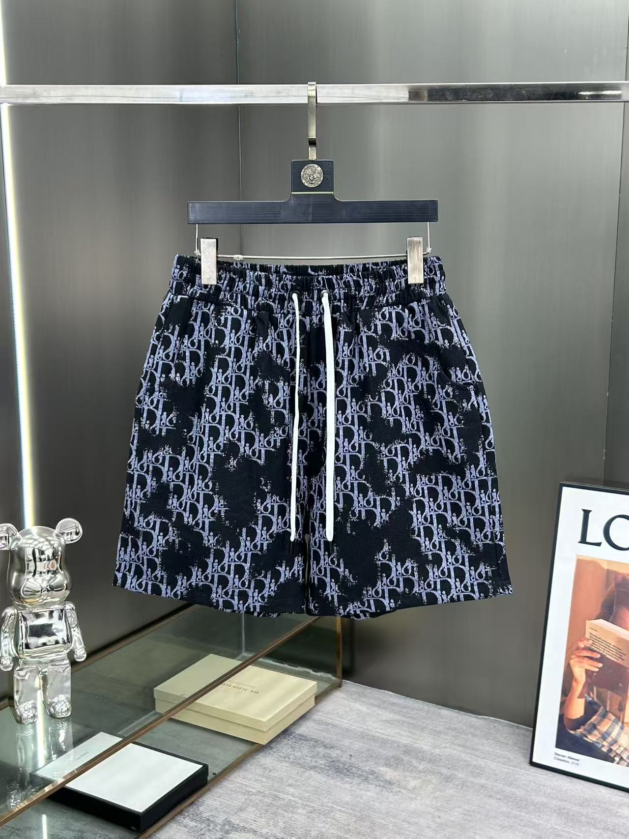 260323 New high-quality full-print denim shorts