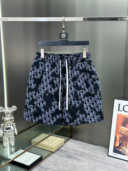 260323 New high-quality full-print denim shorts