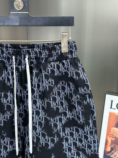 260323 New high-quality full-print denim shorts