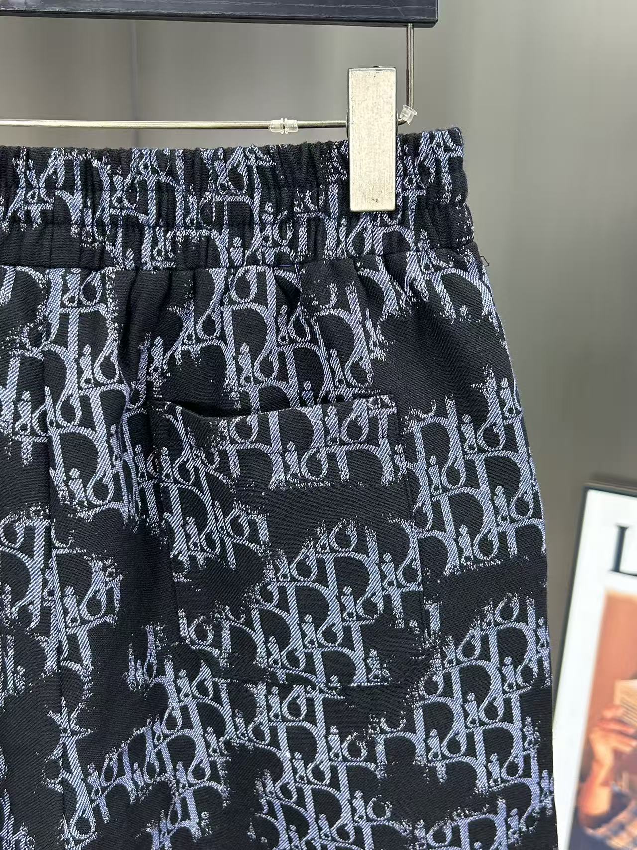 260323 New high-quality full-print denim shorts