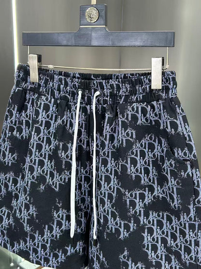 260323 New high-quality full-print denim shorts