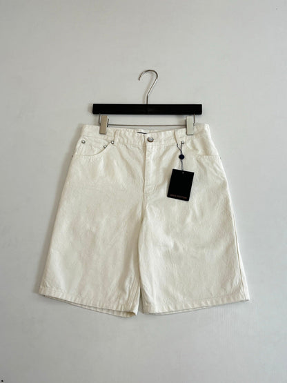 260323 New top-quality jacquard custom fabric denim shorts