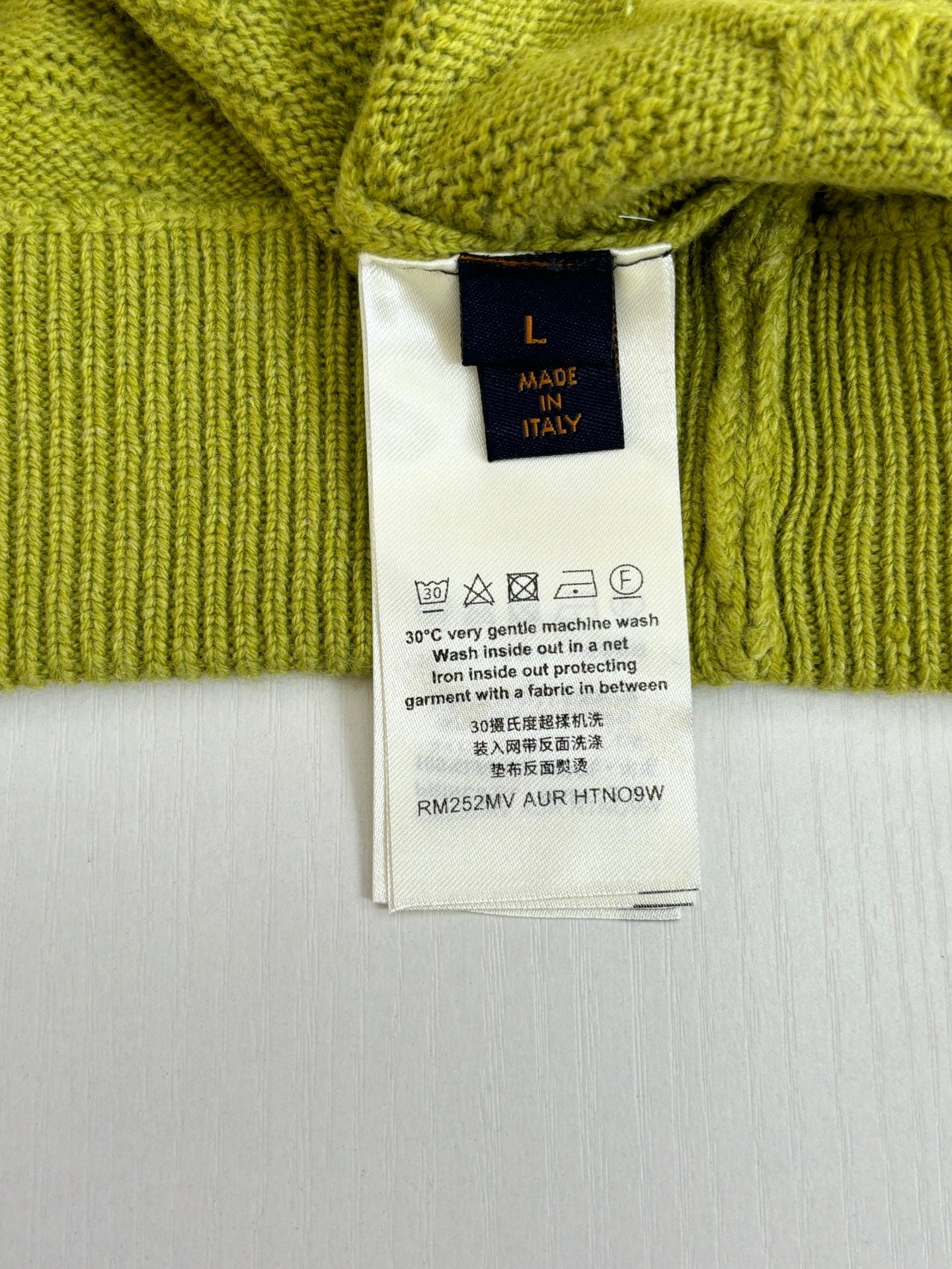 260323 New high-quality check jacquard textured knitted pullover sweater with zipper closure