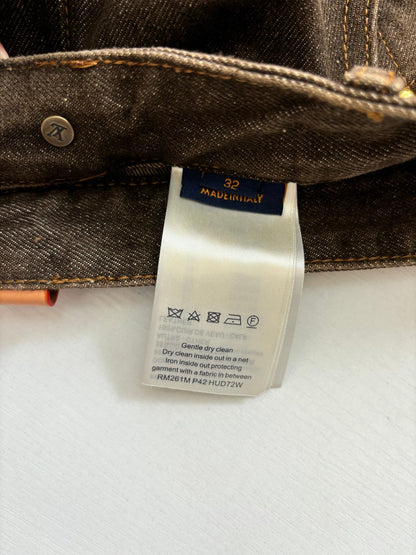 260323 New high-quality skateboarding sand-washed denim long pants