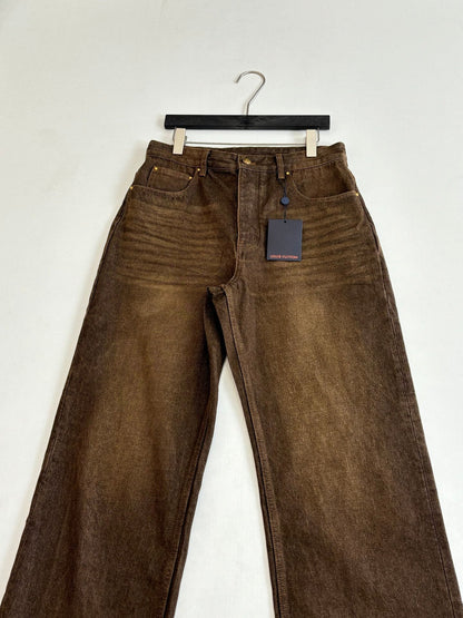 260323 New high-quality skateboarding sand-washed denim long pants