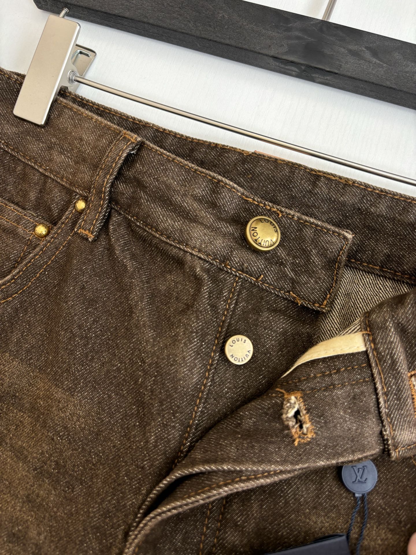260323 New high-quality skateboarding sand-washed denim long pants