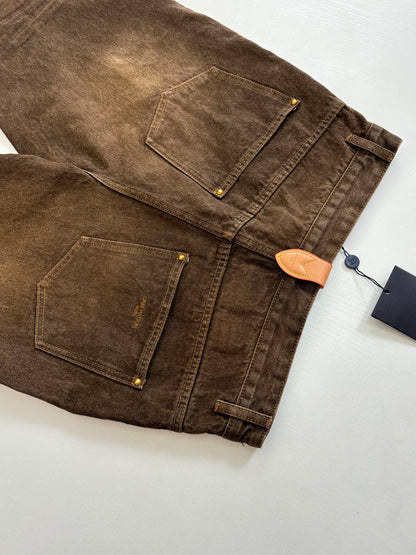 260323 New high-quality skateboarding sand-washed denim long pants