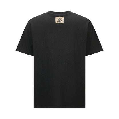 260323 New high-quality Rafi grass rope embroidered T-shirt