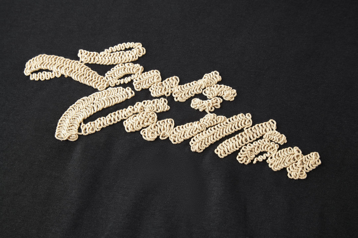 260323 New high-quality Rafi grass rope embroidered T-shirt