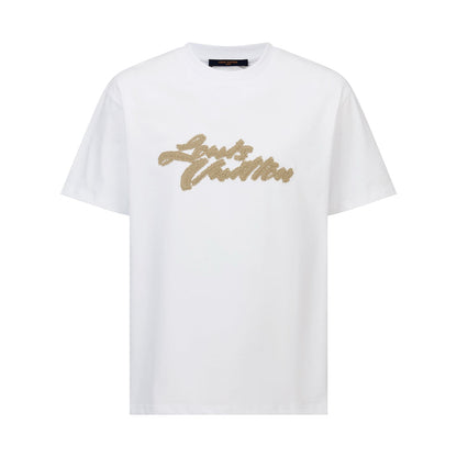 260323 New high-quality Rafi grass rope embroidered T-shirt