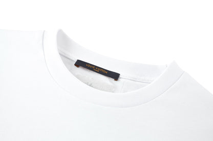 260323 New high-quality Rafi grass rope embroidered T-shirt