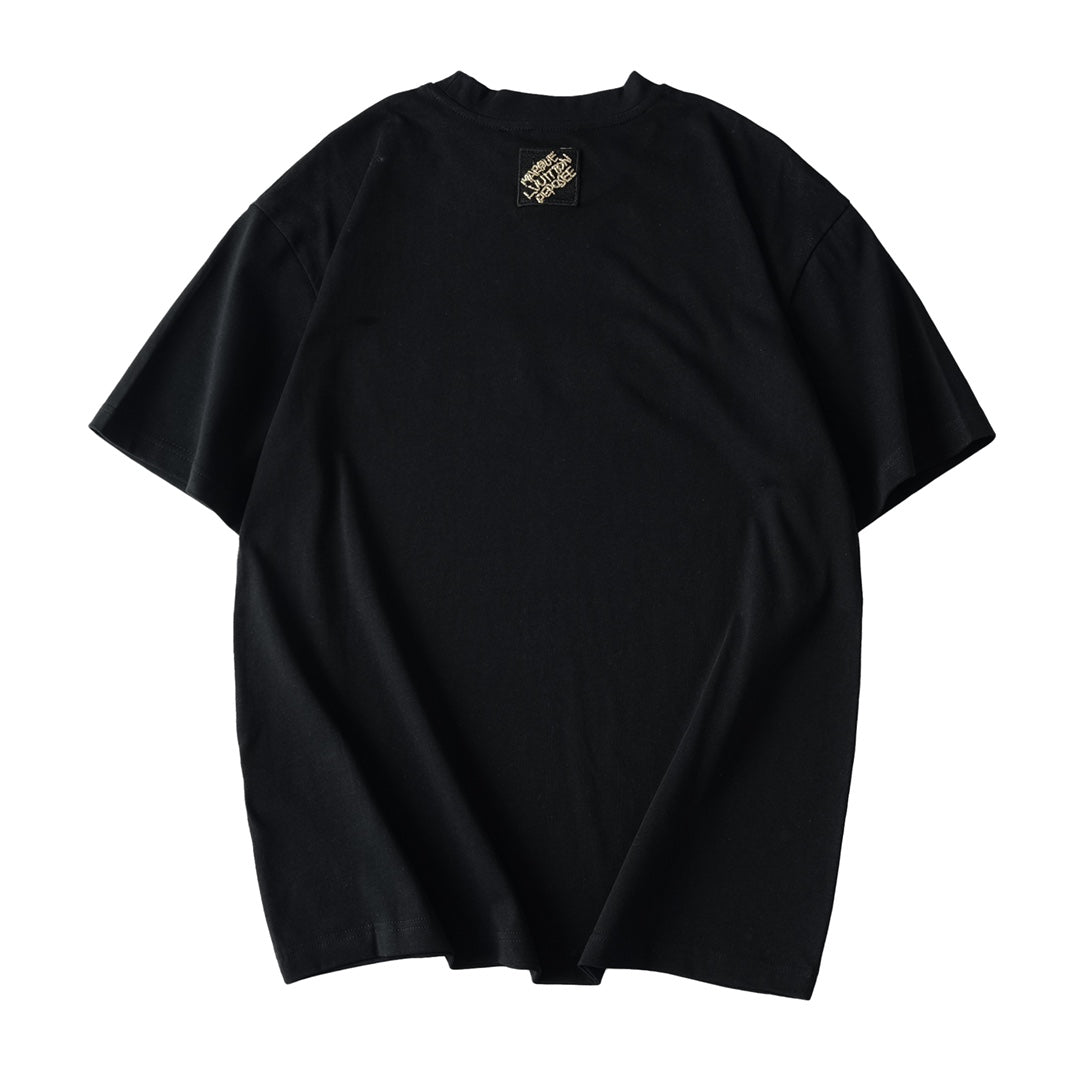 260323 New high-quality sequined and embroidered decorative T-shirt