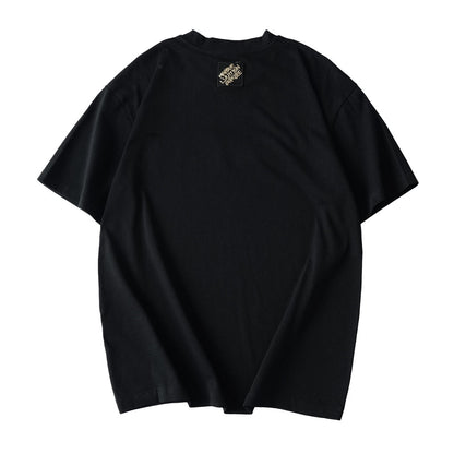 260323 New high-quality sequined and embroidered decorative T-shirt