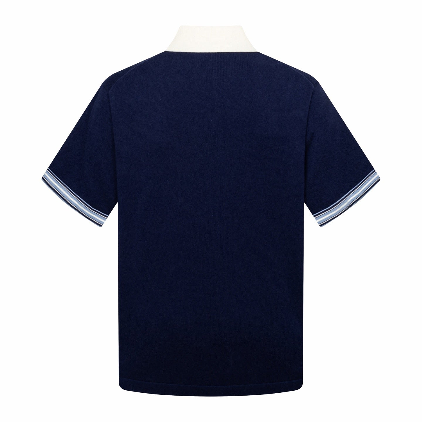 260323 New top-quality, flawlessly crafted bellflower embroidery wool-polyester POLO