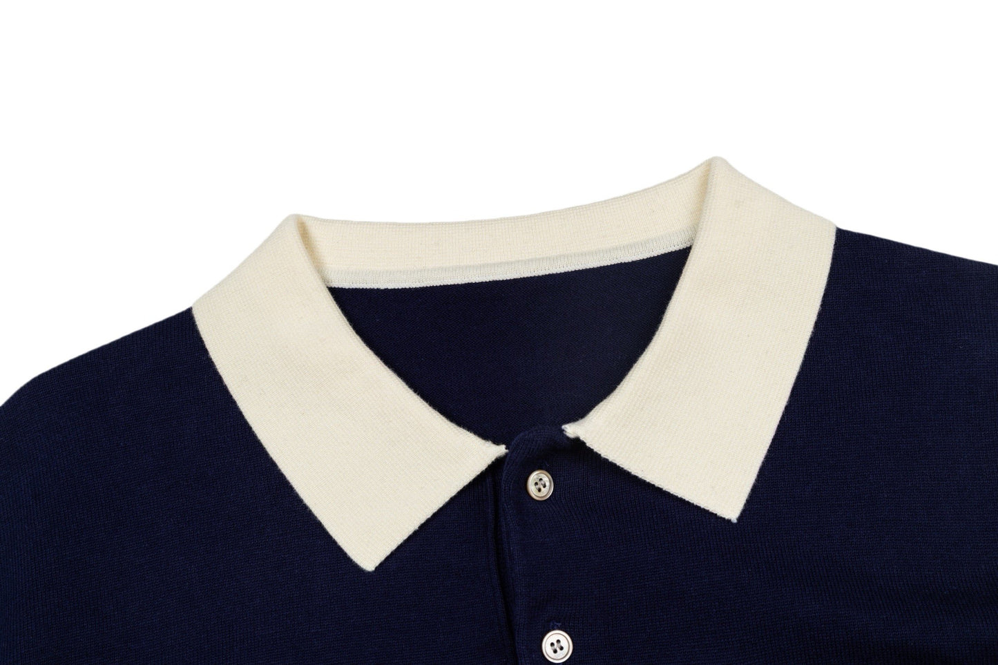 260323 New top-quality, flawlessly crafted bellflower embroidery wool-polyester POLO