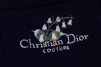 260323 New top-quality, flawlessly crafted bellflower embroidery wool-polyester POLO