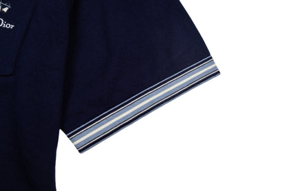 260323 New top-quality, flawlessly crafted bellflower embroidery wool-polyester POLO