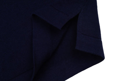 260323 New top-quality, flawlessly crafted bellflower embroidery wool-polyester POLO