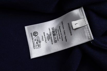 260323 New top-quality, flawlessly crafted bellflower embroidery wool-polyester POLO
