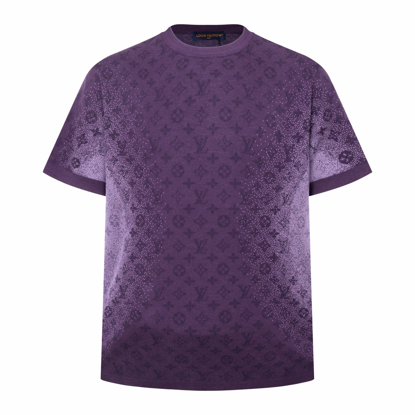 260323 New top-quality, flawlessly crafted, textured jacquard gradient wool sweater with subtle patterns