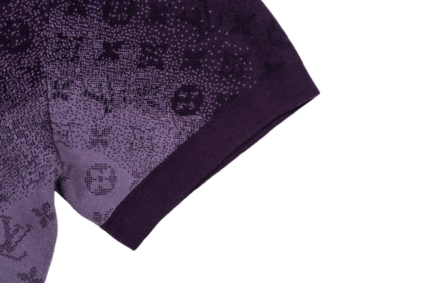 260323 New top-quality, flawlessly crafted, textured jacquard gradient wool sweater with subtle patterns