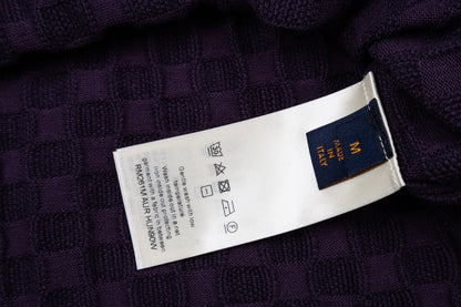 260323 New top-quality, flawlessly crafted woolen custom-made checkered T-shirt