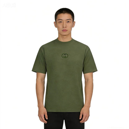 260323 New high-quality 3D three-dimensional embroidery fabric T-shirt