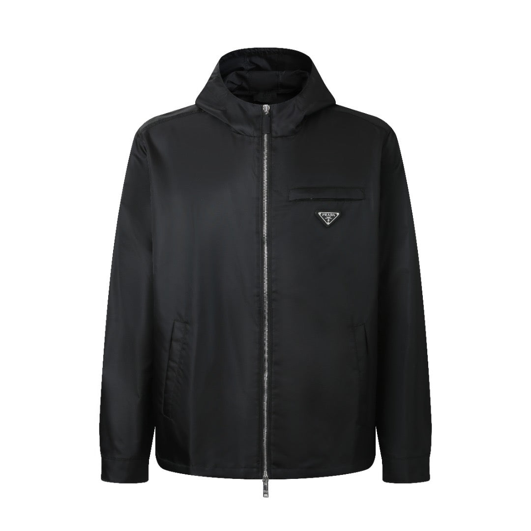 260323 New high-quality bagged recycled nylon hooded coat