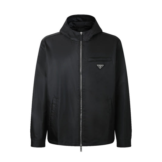 260323 New high-quality bagged recycled nylon hooded coat