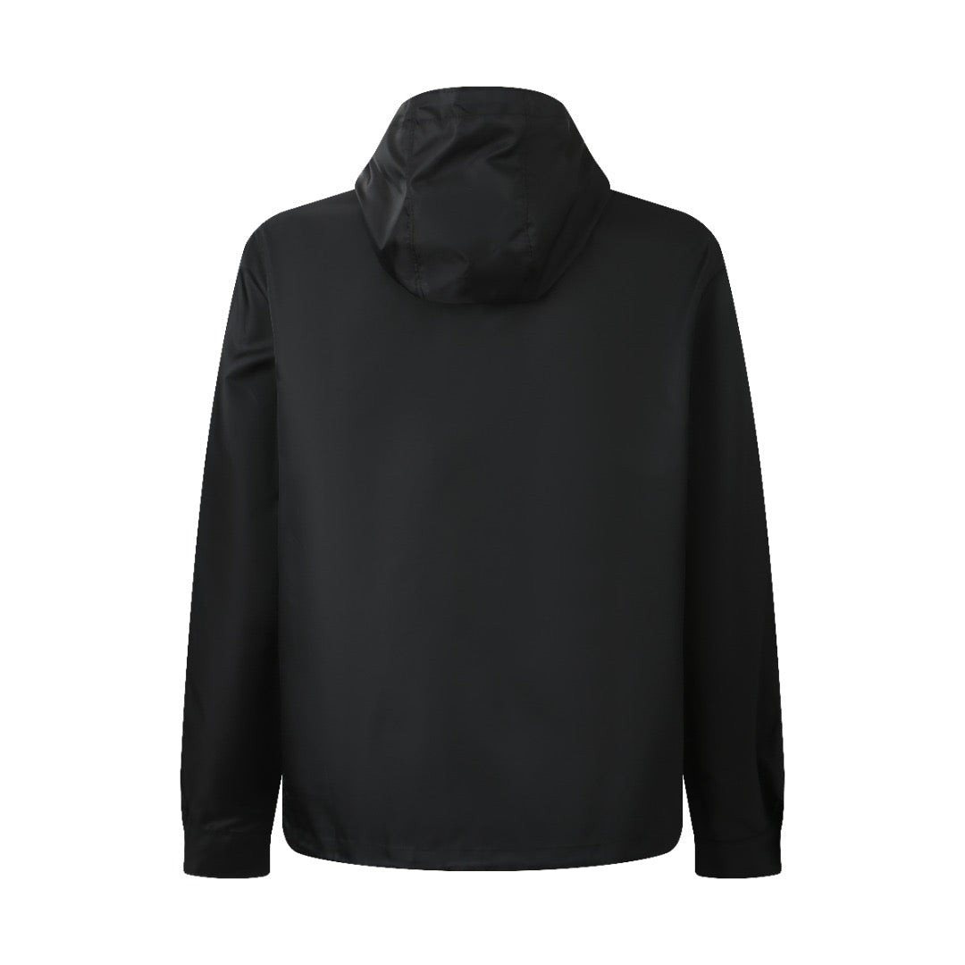 260323 New high-quality bagged recycled nylon hooded coat