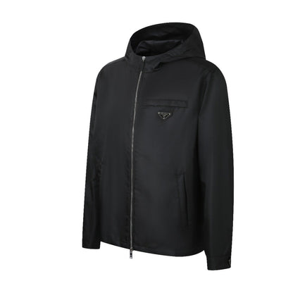 260323 New high-quality bagged recycled nylon hooded coat