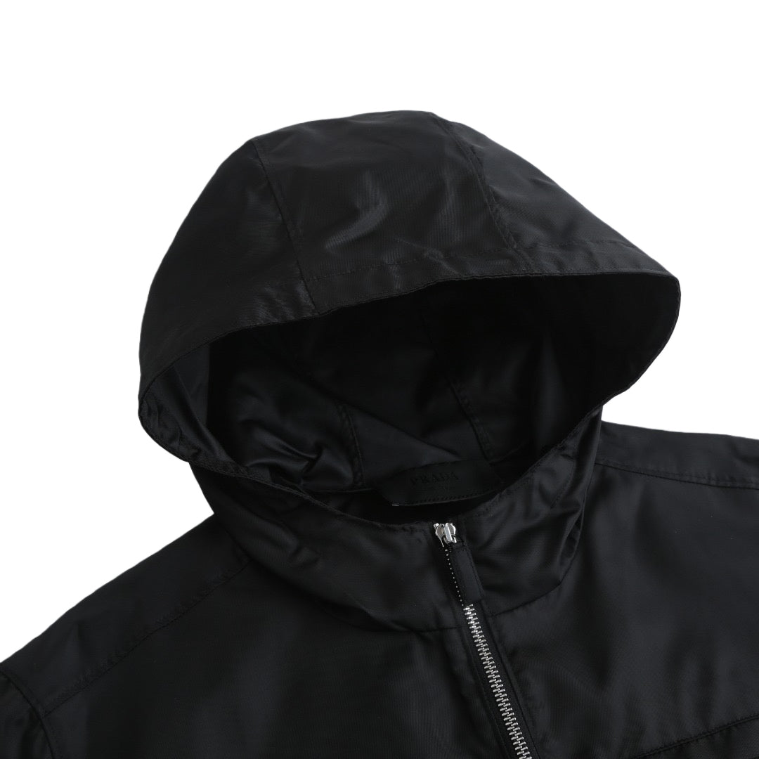 260323 New high-quality bagged recycled nylon hooded coat