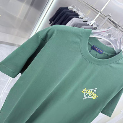 260323 New high-quality simple embroidery design T-shirt