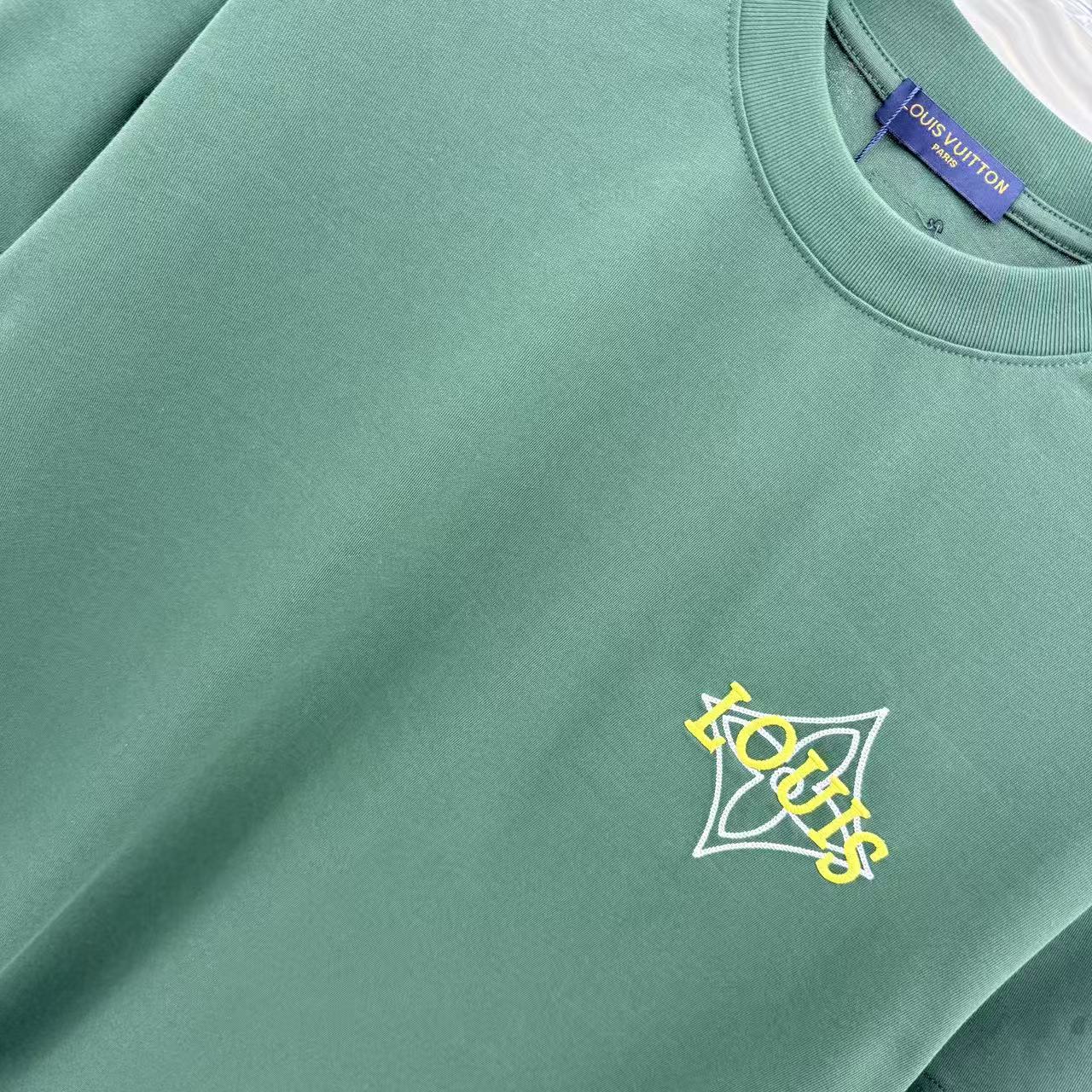 260323 New high-quality simple embroidery design T-shirt