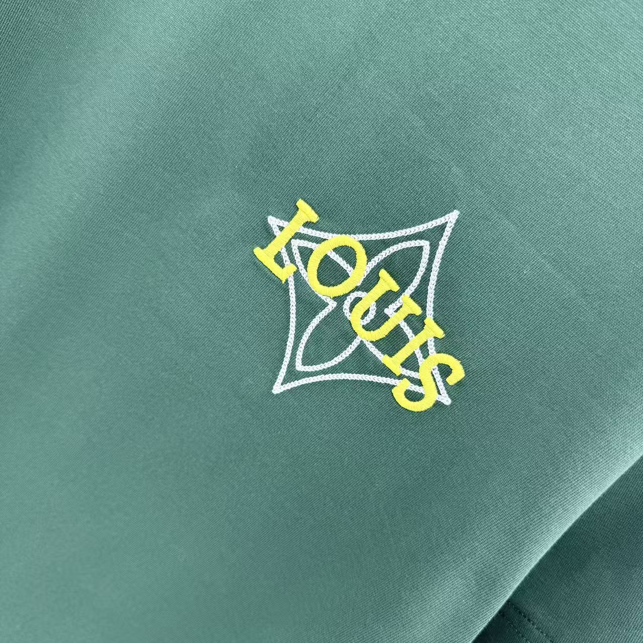 260323 New high-quality simple embroidery design T-shirt