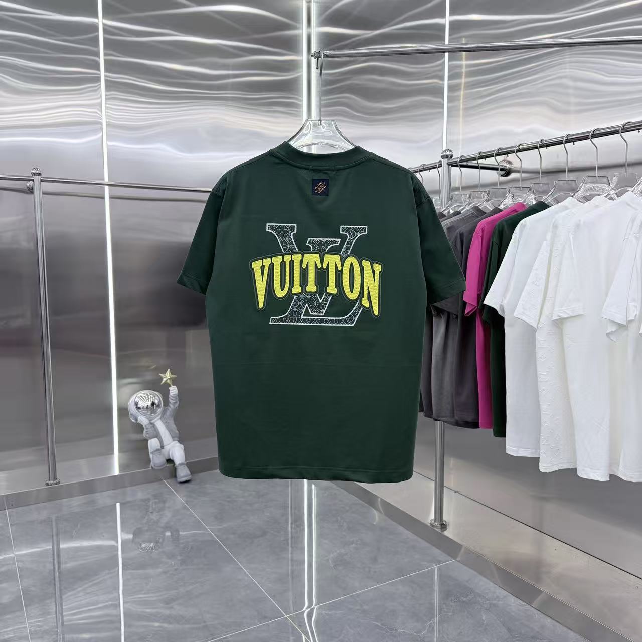260323 New high-quality simple embroidery design T-shirt