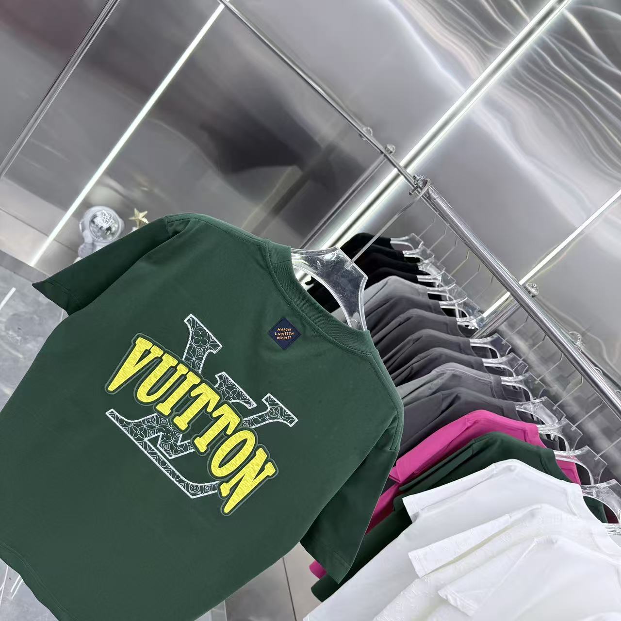 260323 New high-quality simple embroidery design T-shirt