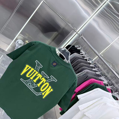 260323 New high-quality simple embroidery design T-shirt
